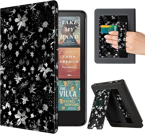 Miniatura 56 de CoBak Funda con soporte para Kindle Paperwhite 12.ª generación 2024 (7") y Kindle Colorsoft Signature Edition - Funda de piel sintética duradera con