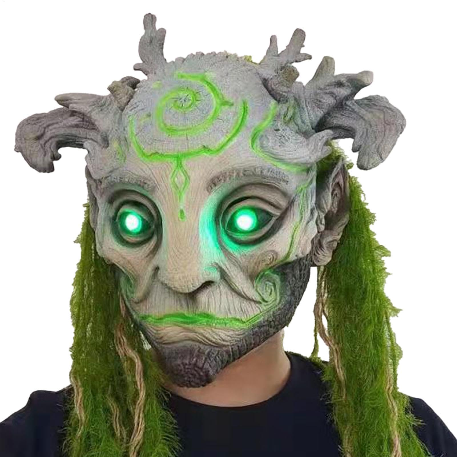 Masque facial réaliste pour adulte Tête réaliste d'Halloween