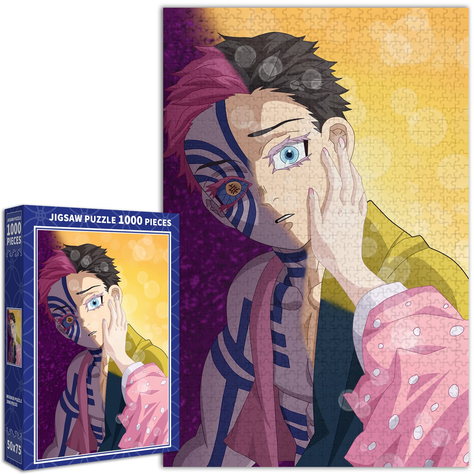 Amazon | 鬼滅の刃 猗窩座 パズル 1000ピース 鬼滅 ジグソーパズル