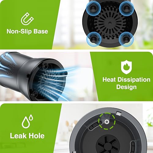 Miniatura 8 de KOIOS Licuadora para batidos, licuadora personal para batidos y batidos con 3 tazas para llevar de 22 onzas, licuadora de batidos de 22000 RPM,