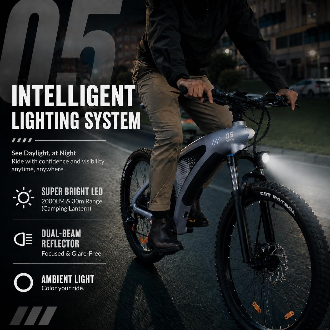 HX Q5 Shark Vélo Électrique Homme,27.5" VTT Électrique Adulte Ville Trajet Quotidien,85Nm 13/20Ah Batterie Amovible,Jusqu’à 60-220KM,Susp. & Freins Hydrauliques,EBike Cyclisme pour Tout-Terrain