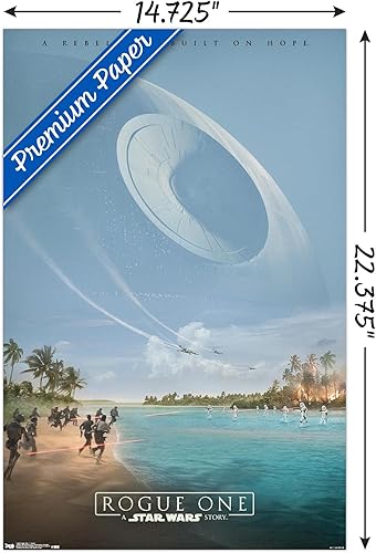 Miniatura 3 de Trends International Star Wars Rogue One - Póster de pared Teaser, 14.725 x 22.375 pulgadas, versión premium sin marco