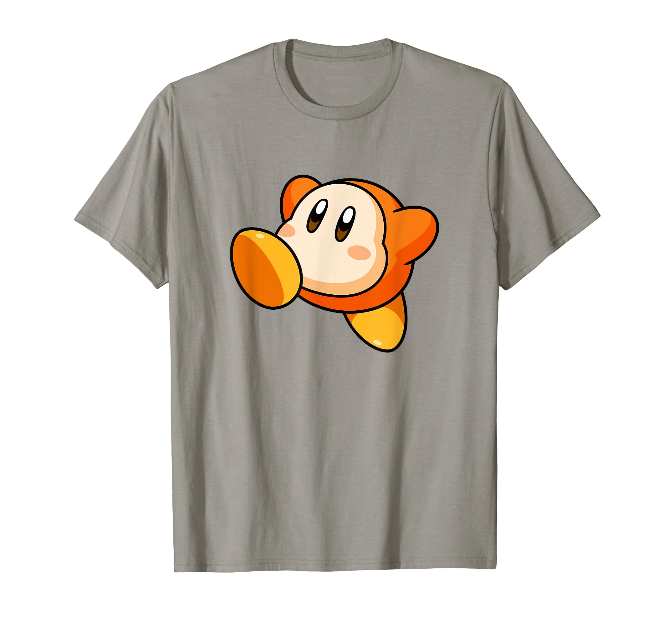 KirbyCute Waddle Dee Jumping Around Big Nintendo Icon T-ShirtOEKO-TEX STANDARD 100