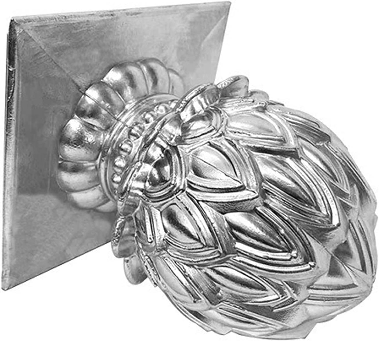 4 X Sphere Fence Finials, Fence Post Caps Aluminium Alloy Garden Decking Fence Ball Post Cap Finial