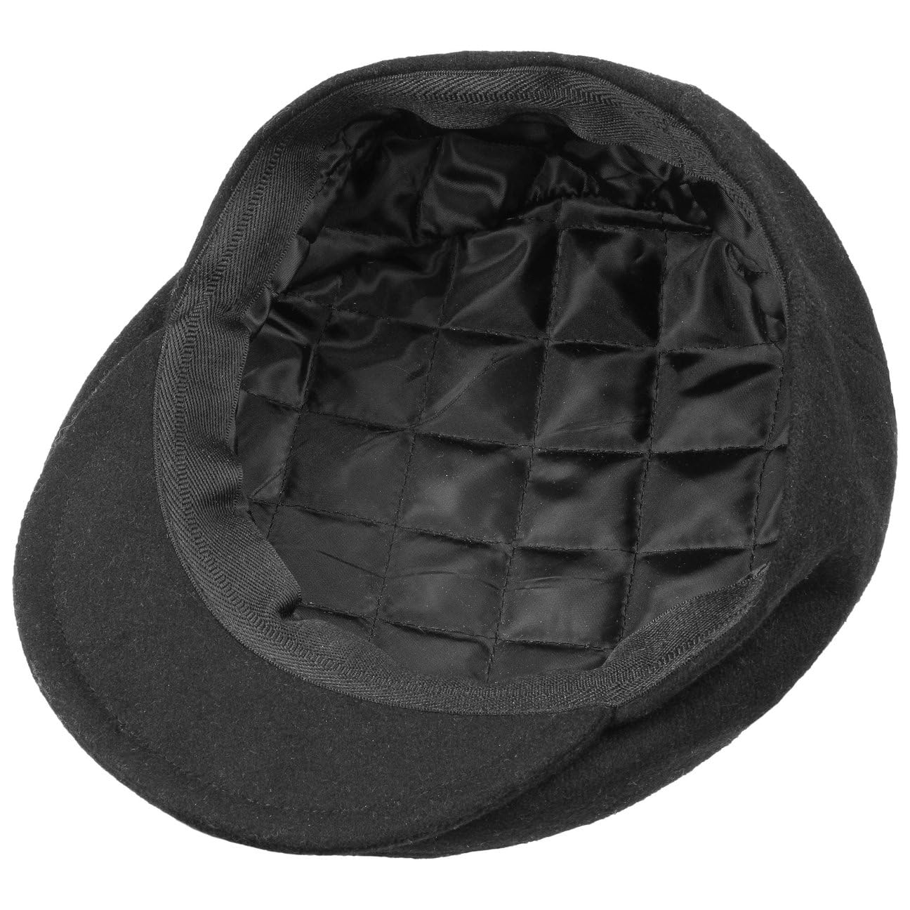 Lierys Boston Casquette Plate Teflon Fabrique en Italie Unisexe Automne Hiver