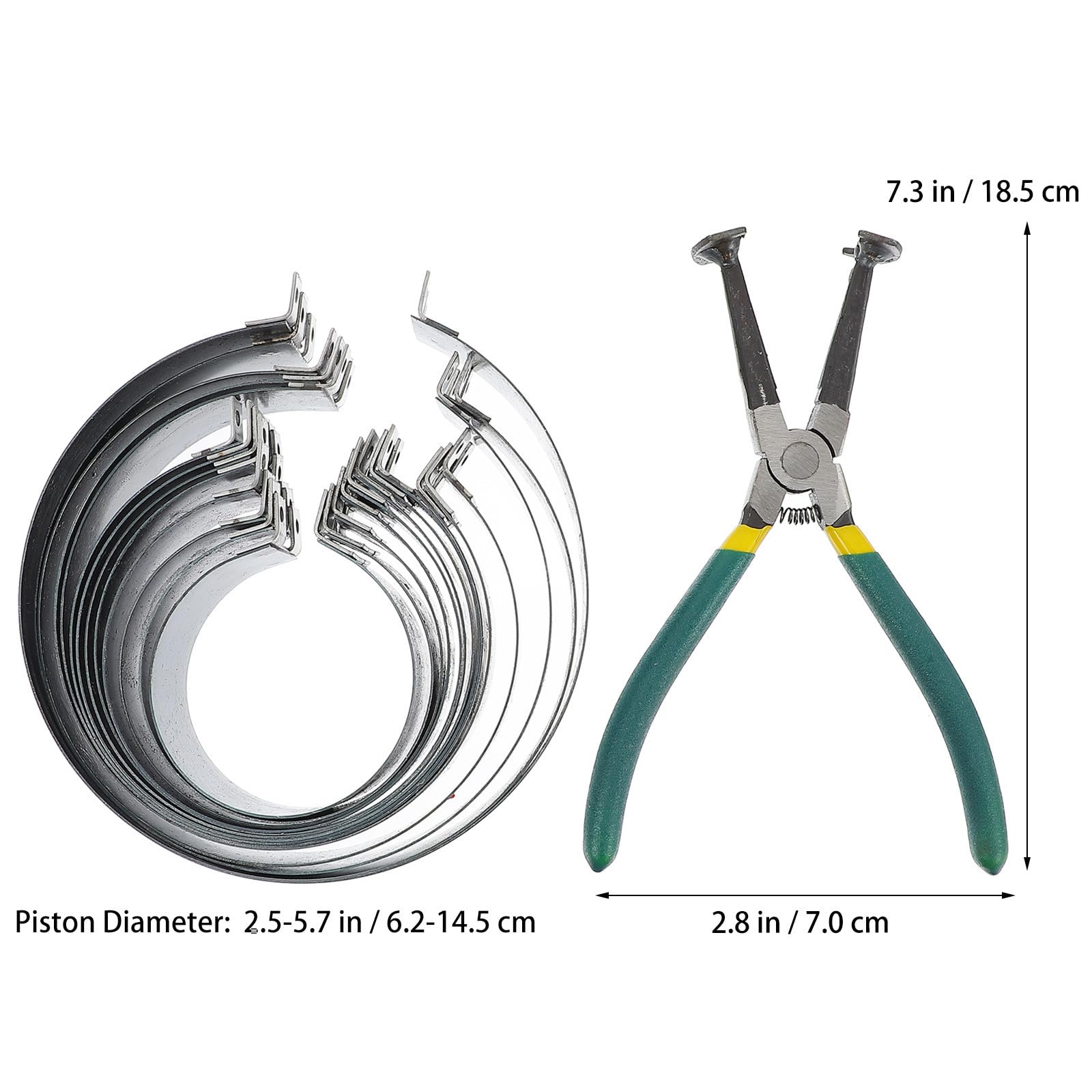Kit Pinze per Fasce Elastiche Pistone, Installazione Cilindro