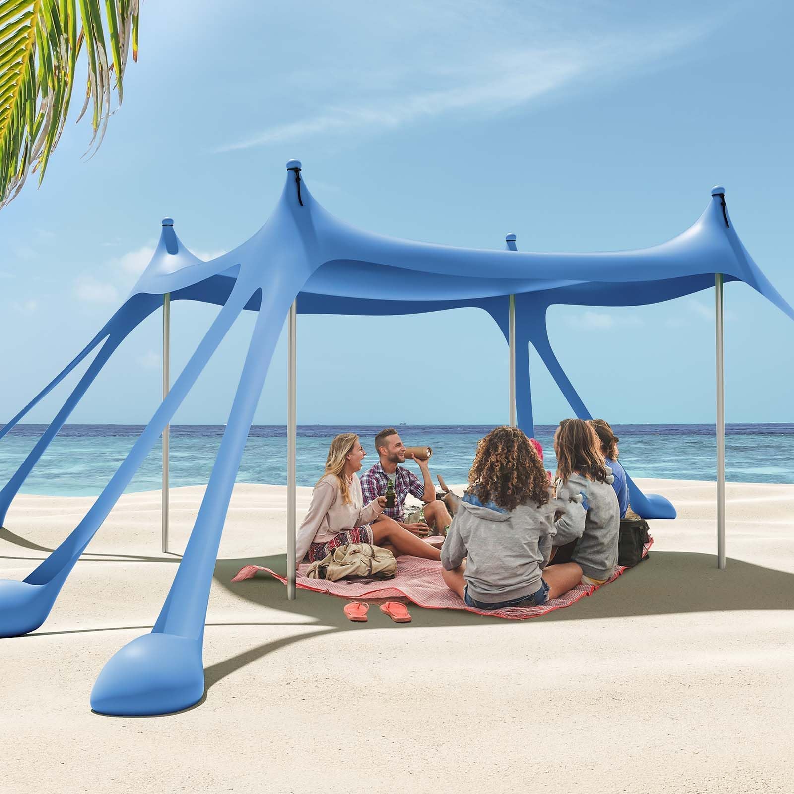 sonnensegel garden time Gardentime Strandzelt, Sonnenschutz, 3 x 3 m, LSF 50+, tragbarer Schatten mit 8 Sandsäcken, 4 Stangen, 2 Sandschaufeln, Bodenhering für Outdoor, Hinterhof, Camping, Angeln, Picknick, Blau Sport & Freizeit Car Model:Model Y it stays taut and CAMPING ROQUETAS on Reels Vegetarisch