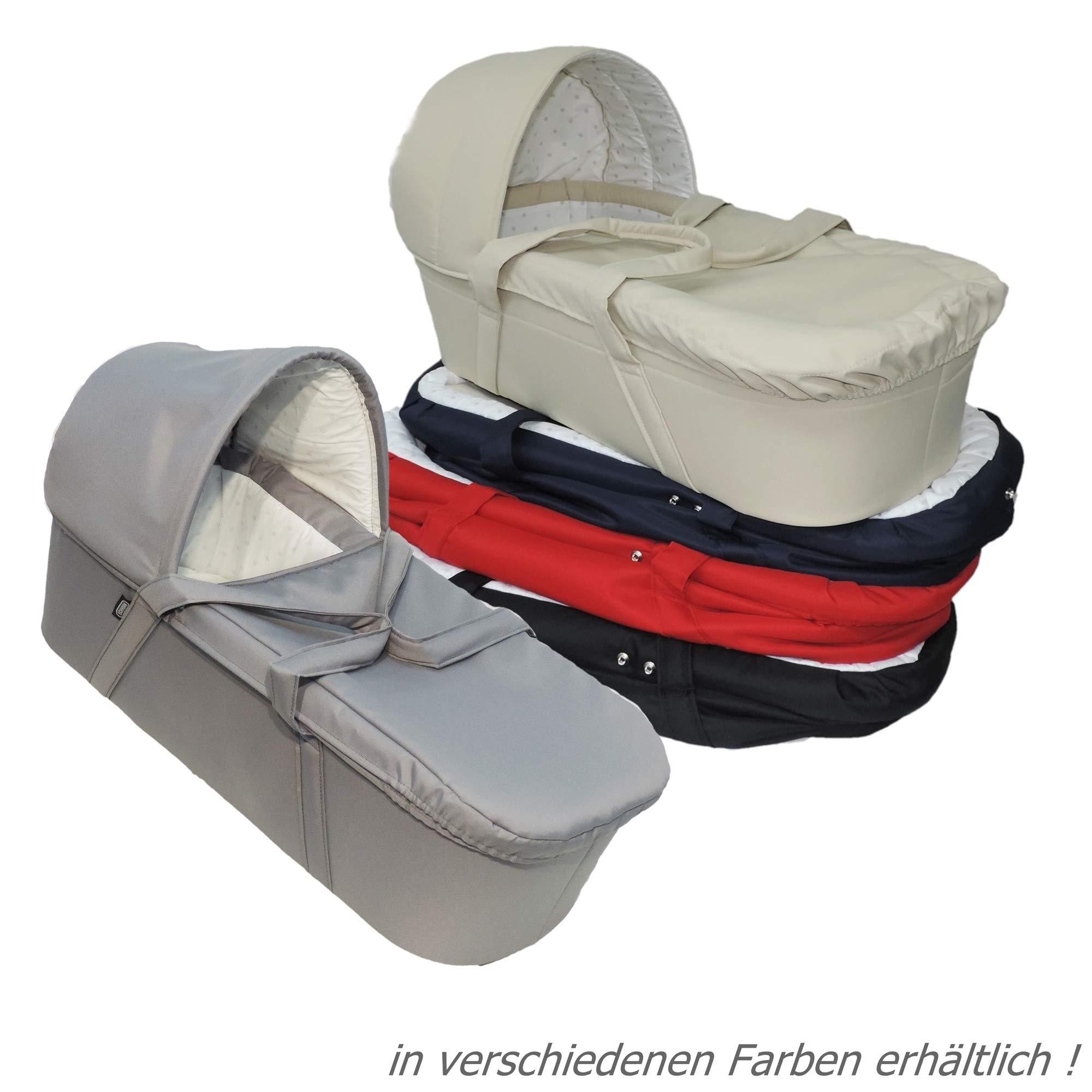 Eichhorn FT-lux-K043 Kinderwagen feste Tragetasche, Luxusvariante, Schwarz