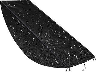 Beach Furniture Cover, Outdoor Chaise Lounge Chair Cover, 61x25x37 Inches Waterproof Oxford Cloth 420d Silver Coating , Patio Sofa Protector for Winter Sun Lawn Deck Porch, Black