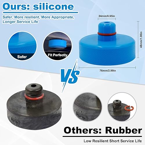 Miniatura 3 de Almohadillas para gato, bola de elevación Tesla, para Tesla modelo Y3SX, con kit de reparación de neumáticos, almohadillas de gato con anillos