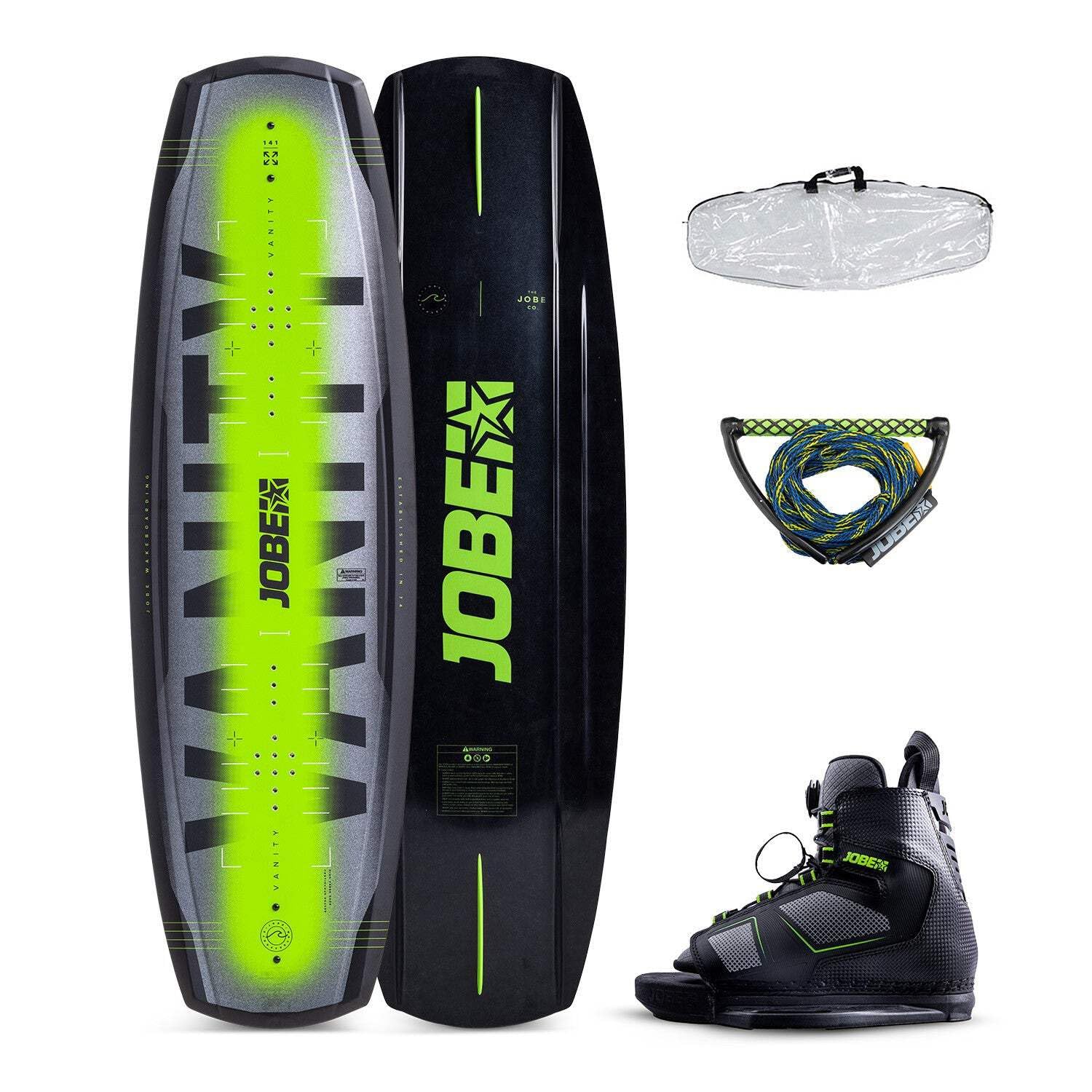 Wakeboard 141 Plus chausses et palonnier Jobe Vanity & Unit Package