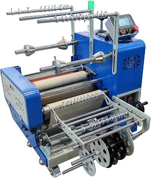 USA CALCA Roller Type Webbing Heat Press Transfer Machine 8in x 16in Mini Roller Type Webbing Double-Sided Heat Transfer Printing Machine for Headbands, Horse Racing Belts, Clothing Belts, Shoelaces