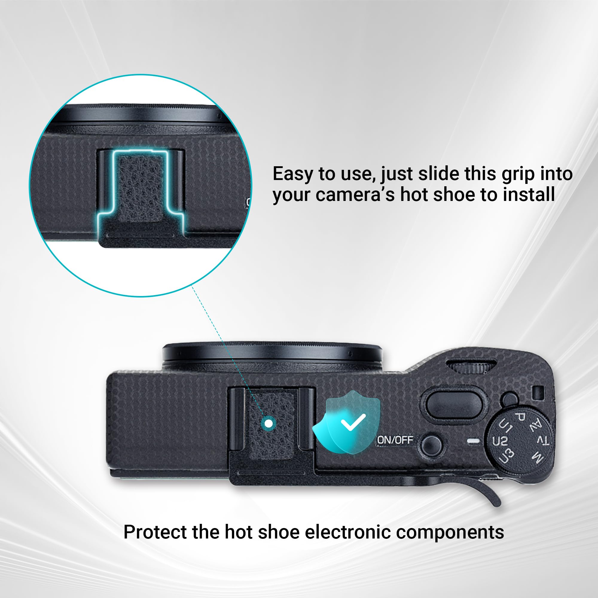 Amazon.com : JJC Deluxe Metal Thumb Up Grip for Ricoh GR IIIx HDF