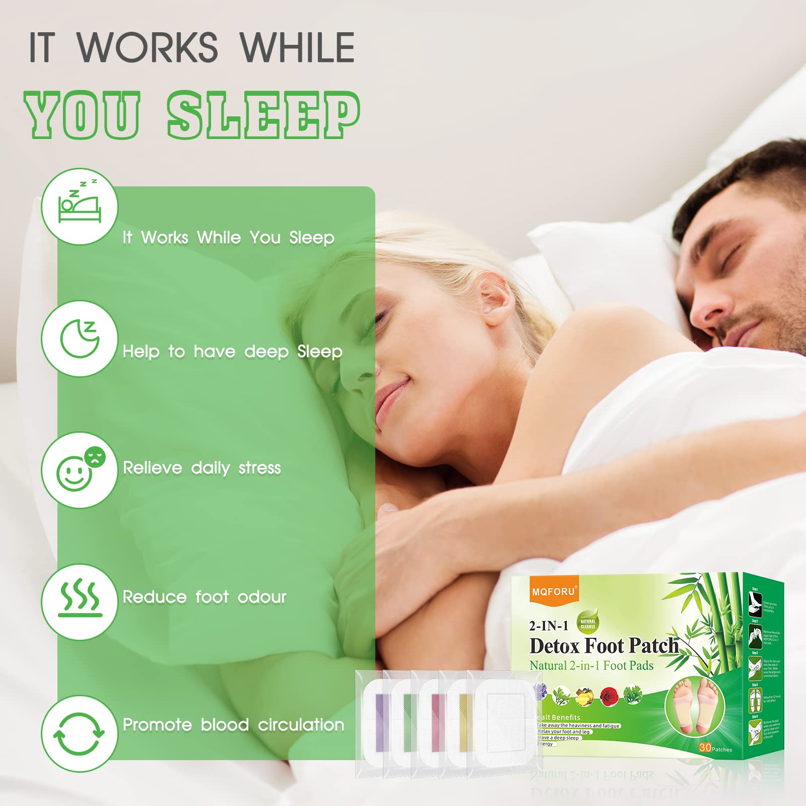 Detox Fupflaster Entgiftungspflaster Fe, Fusspflaster, Deep Cleansing  Foot Pads, Bambus Pflaster Wellness, Detox Pflaster Fu, Fusspflaster zur  Entgiften Pflaster, 30 Pads : Amazon.de: Drogerie & Krperpflege