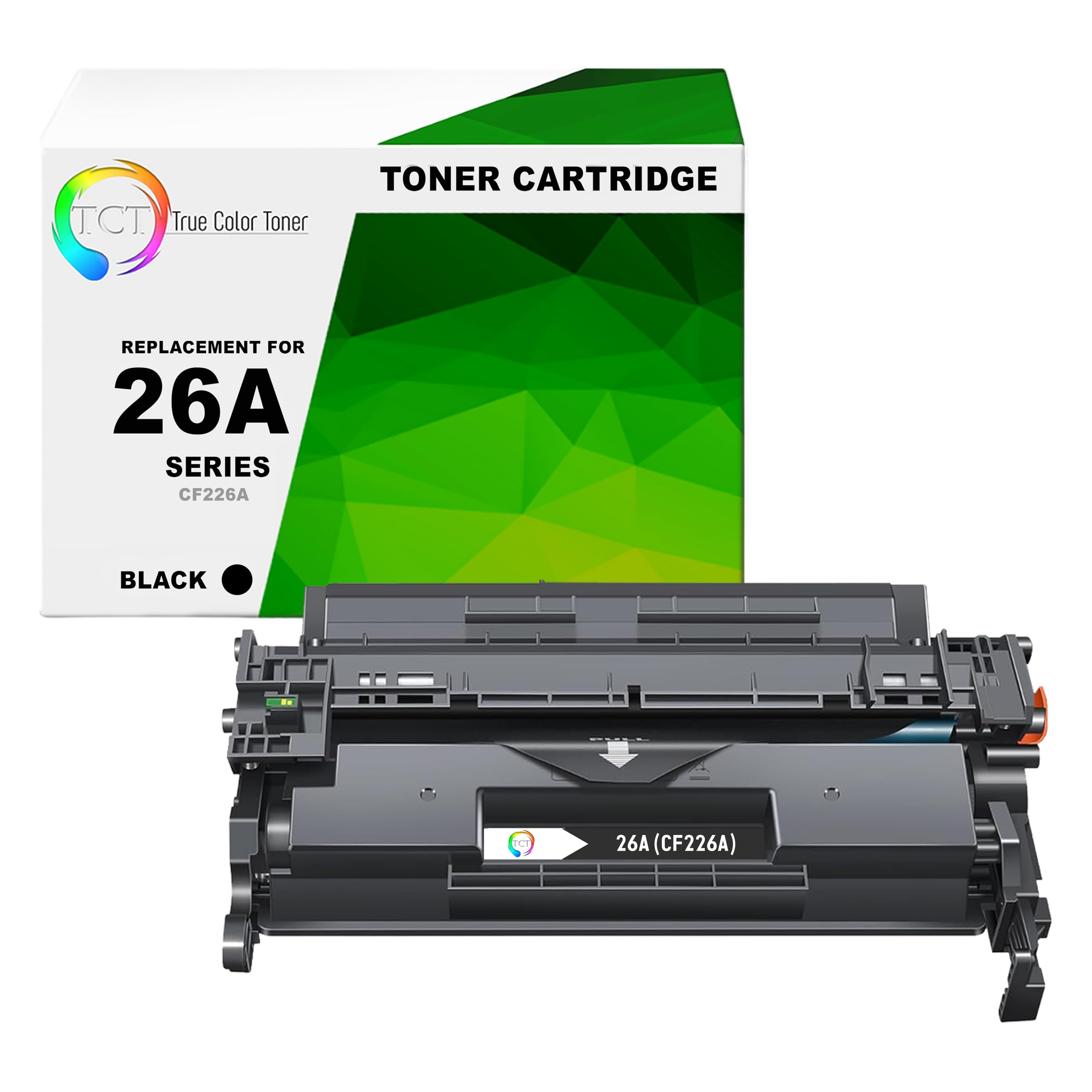 TCT 26A Toner Cartridge - Compatible Replacement for HP 26A CF226A Black Works with HP LaserJet Pro M402D M402DN M402N, MFP M426DW M426FDN M426FDW