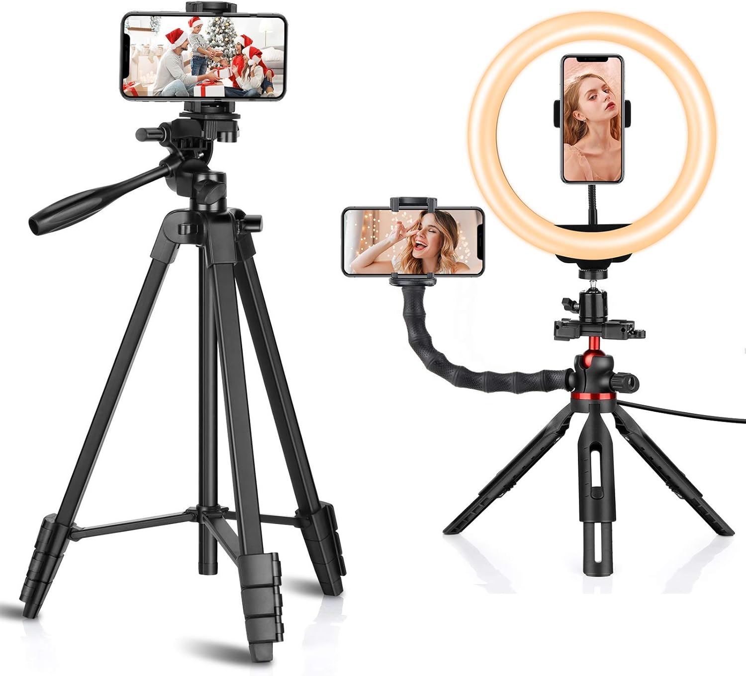 Eocean Phone Tripod Bundle with Extendable Stand and Uganda Ubuy