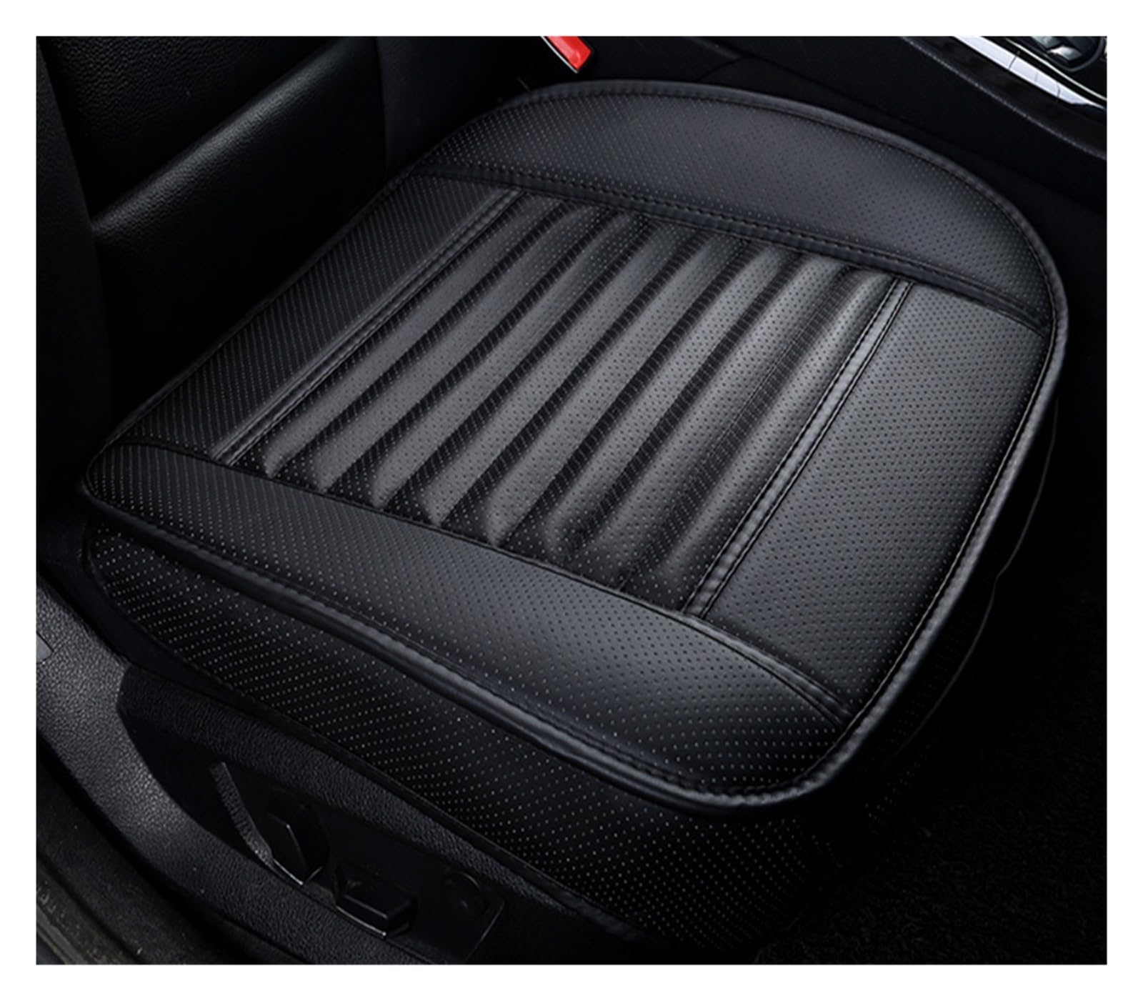 Cojín Asiento Para Mercedes W124 W245 W212 W169 Ml W163 W246 Ml W164 Cla Gla W639 Funda universal para asiento de automóvil Bamboo Charcoal。 Funda Asiento Coches(Negro,1pcsFront Seat Covers)