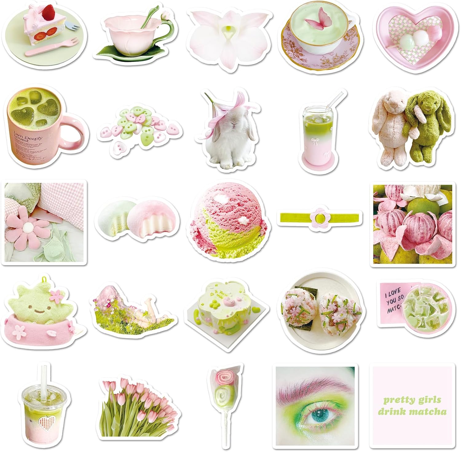 50pcs Aesthetic Sticker Pack.Cute Coquette Waterproof Sticker.Suitable for Teen,Adults,Daily Gifts, Classroom Rewards. Suitable for Laptop,Phone Cases,Photo Albums,Party Decorations.