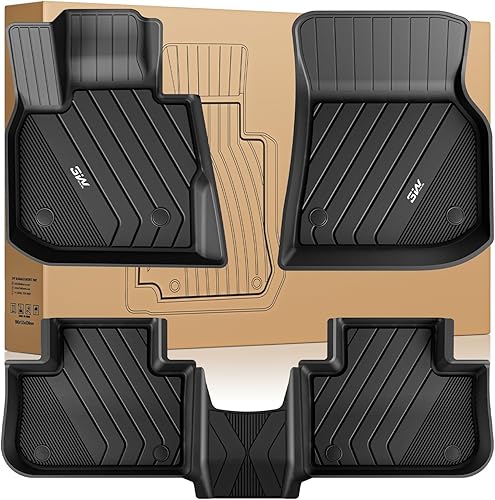 3W Alfombrillas de suelo compatibles con BMW X3 X4 G01 2018-2023, TPE para todo tipo de clima, revestimiento de suelo personalizado para BMW X3