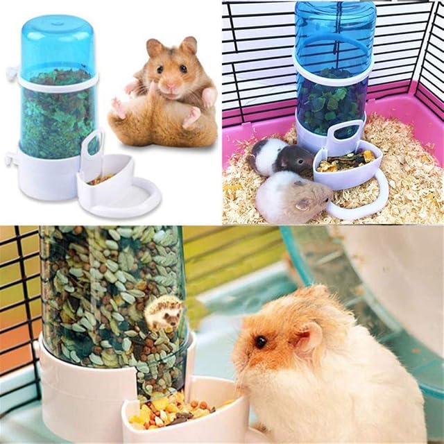 Foto 7 de 8 de hanbby Comederos Hamster Comedero Automático Tazón De Comida para Conejillo De Mascotas Comederos Hámster…
