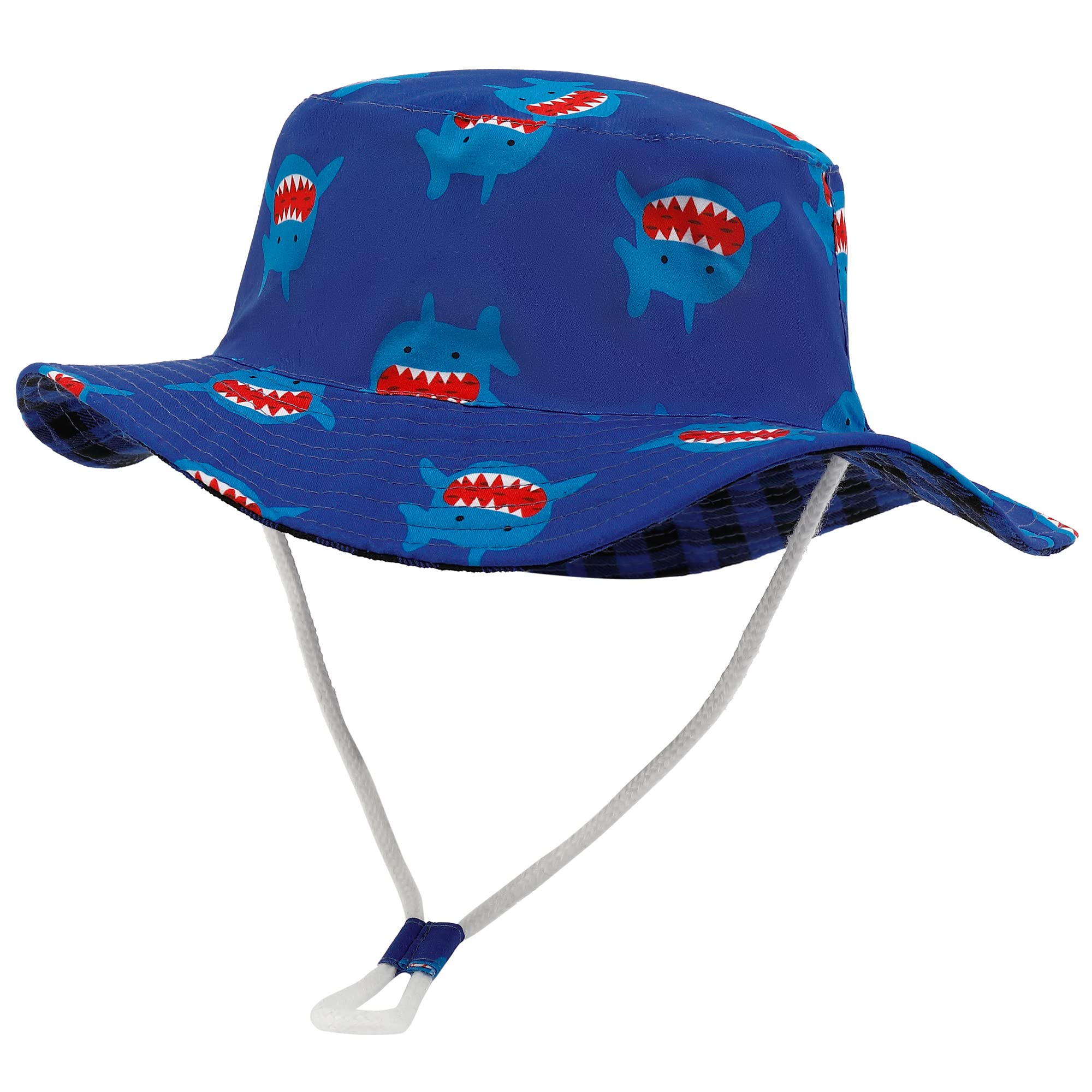 Bucket Hat for Kids Toddler Baby, Boys Girls Sun Hat Summer Hats with Chin Strap