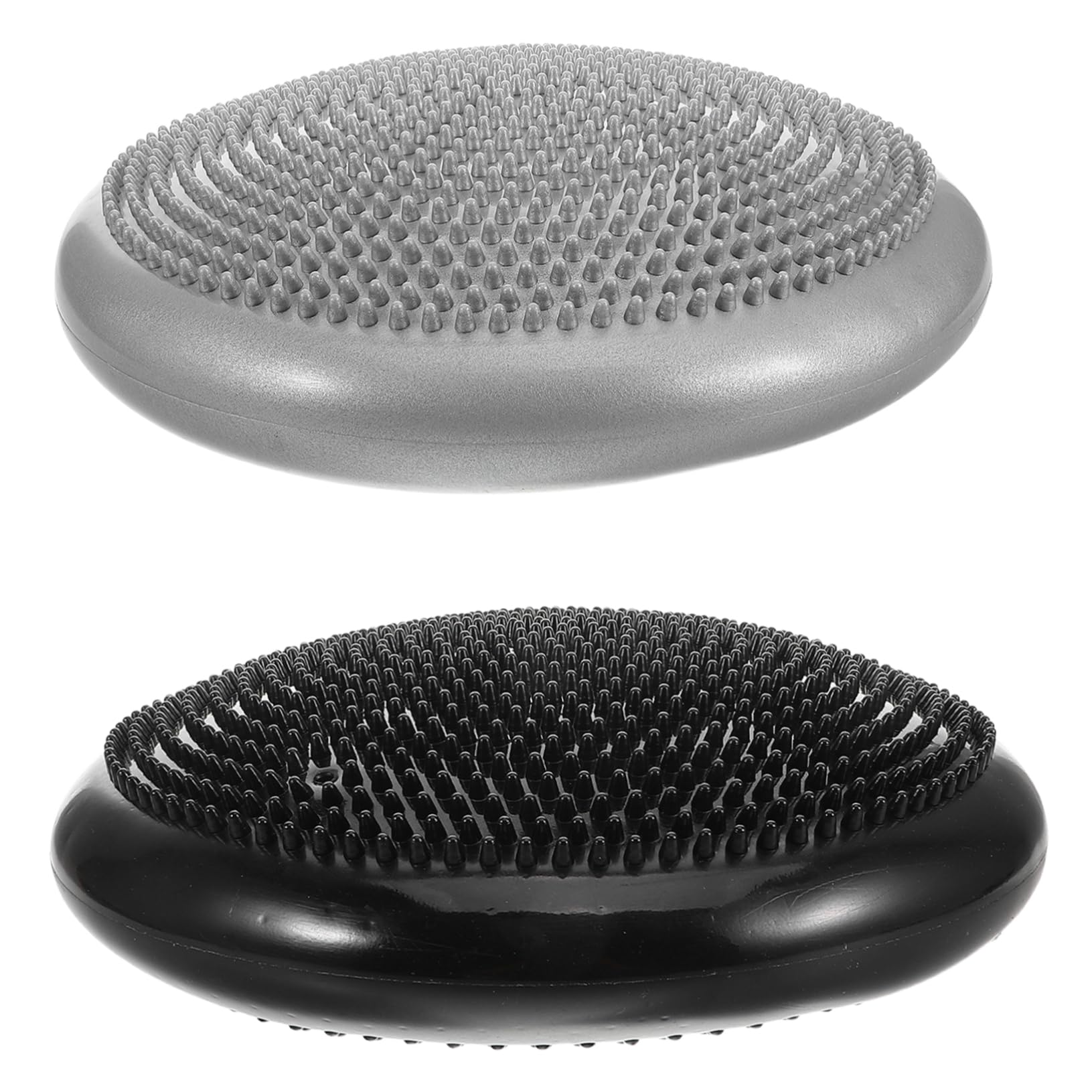 Coussin D'équilibre Gonflable Rond 2 Pièces en Pvc pour Yoga