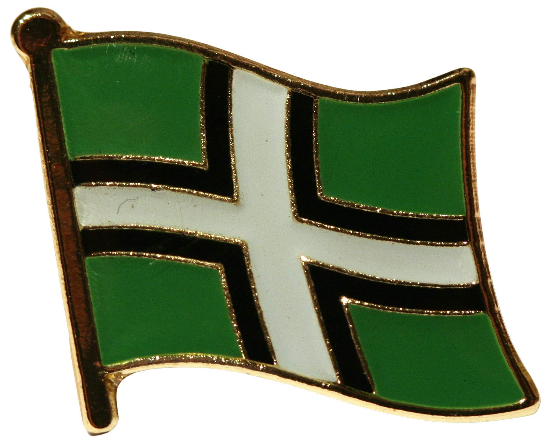 Buxton's Badges Multiple Devon County Flag Pin Badge