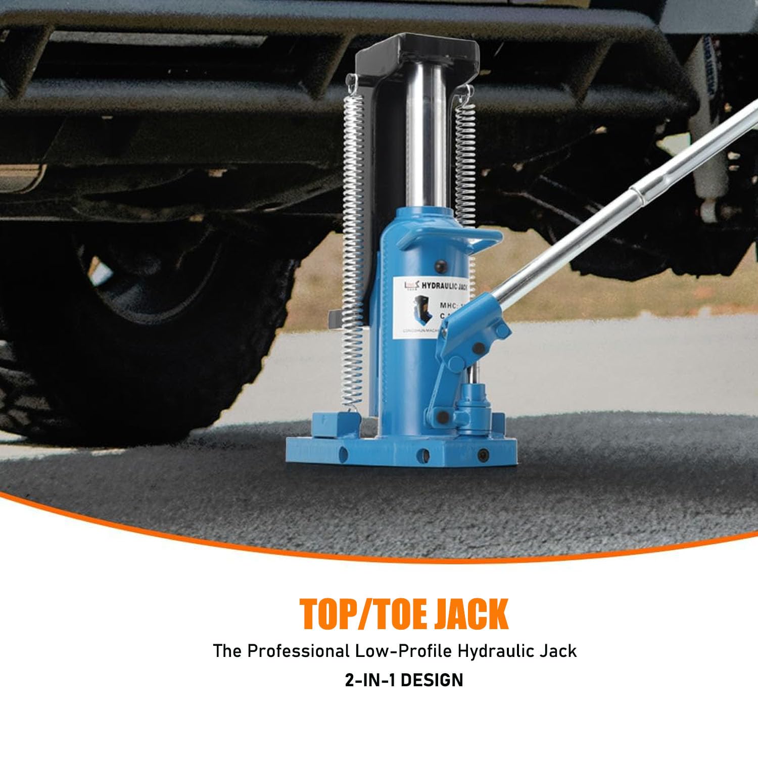 Hydraulischer Wagenheber, 5 ton/ 10 ton Martinetto Idraulica Toe Jack da Macchina Lift, Cric Idraulico a Bottiglia Sollevatore per Auto, Paesaggistici e Agricoli