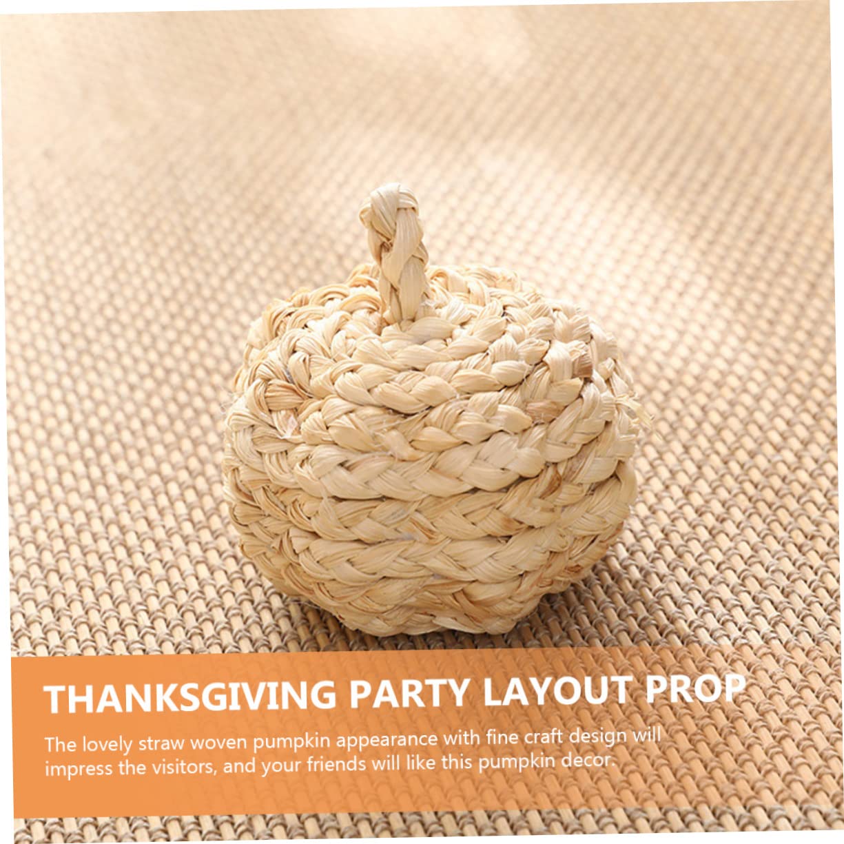 NOLITOY 8 Pcs Little Pumpkin Photo Straw