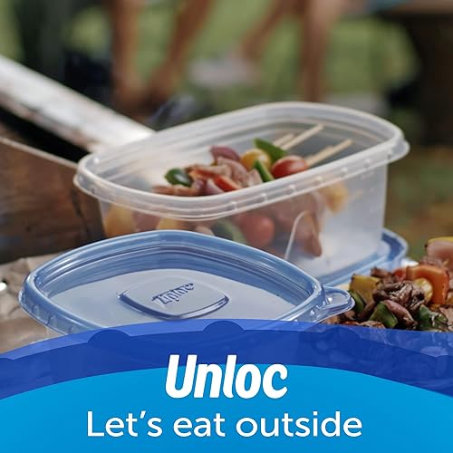Miniatura 3 de Ziploc Contenedores reutilizables para almacenamiento de alimentos, para organización de cocina, tecnología Smart Snap, aptos para lavavajillas,