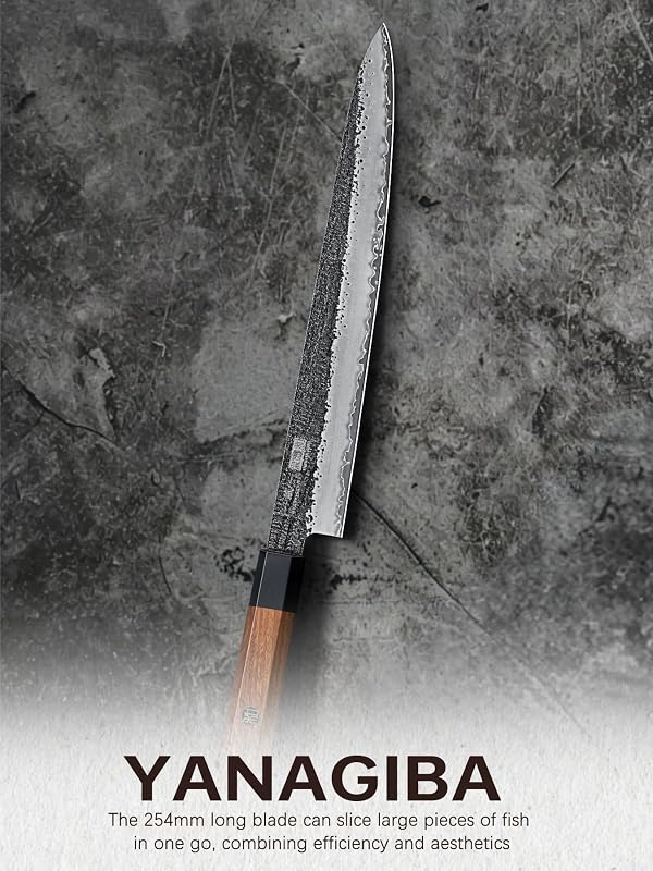 HOSHANHO 10 Inch Sushi Knife, Ultra Sharp Japanese Sashimi Knife by HOSHANHO - Used condition - Image 5