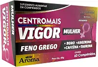 Centro Mais Vigor Mulher - 60 Comprimidos - Suplemento Energético Natural - Bem-Estar e Energia Feminina