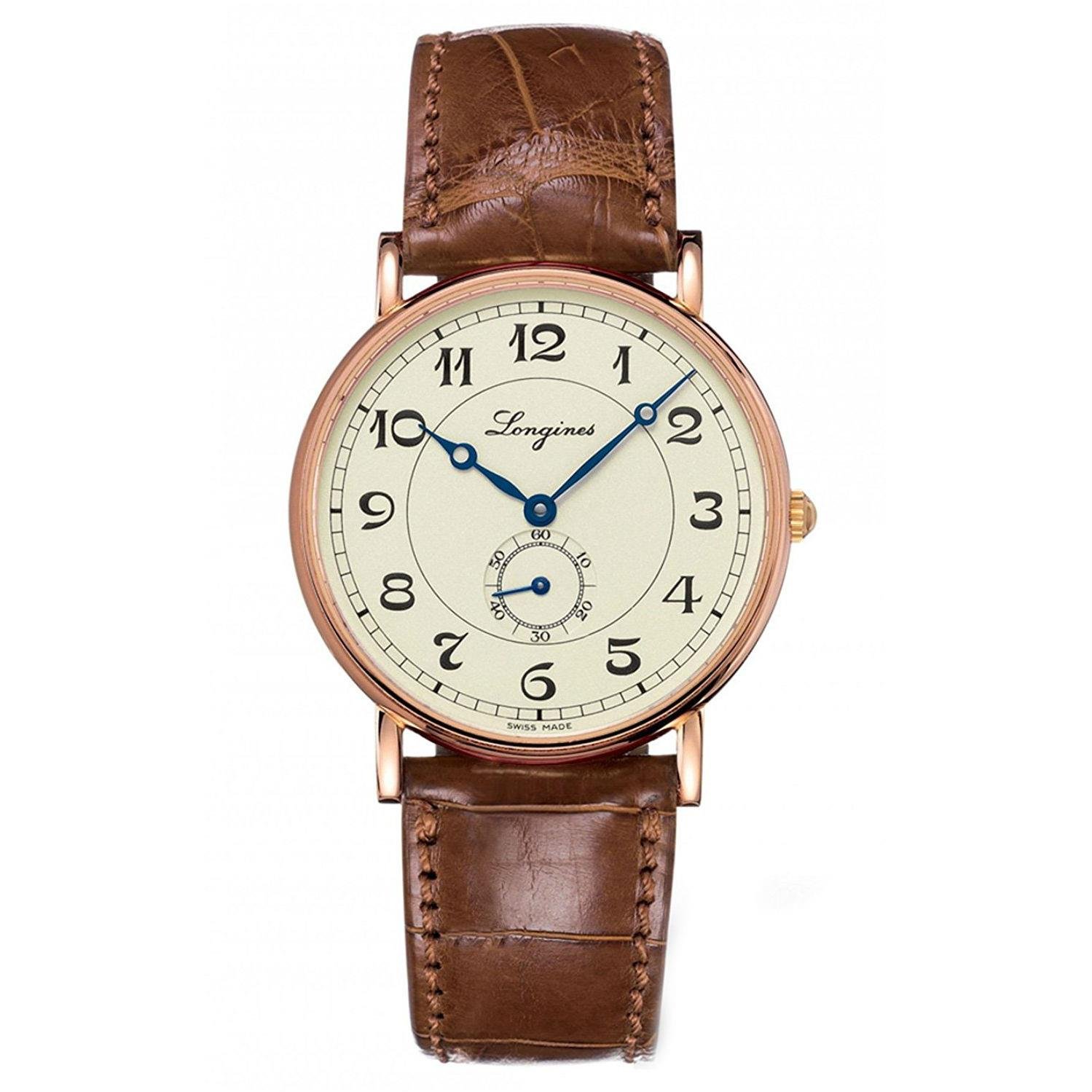 LONGINES レザーベルト　présence L4.729.4 Longines Présence Collection w/ original box, strap and