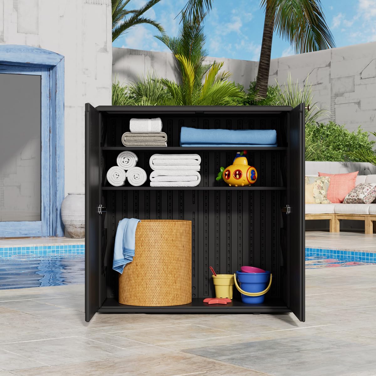 Waterproof Cuby Resin Outdoor Cubbies