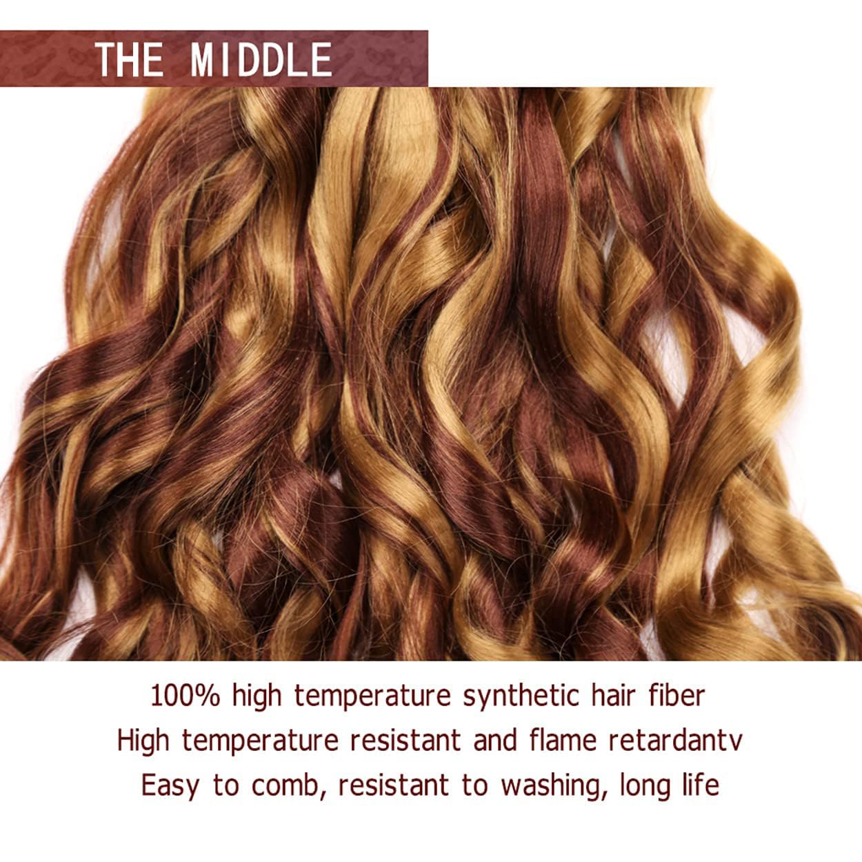Pre Stretched Braiding Hair 20 Inch Loose Wave Crochet Braids Hair 8 packs Big wavy curly Bouncy Braiding Hair Curly Synthetic (2733, 20inch(pack of 8))