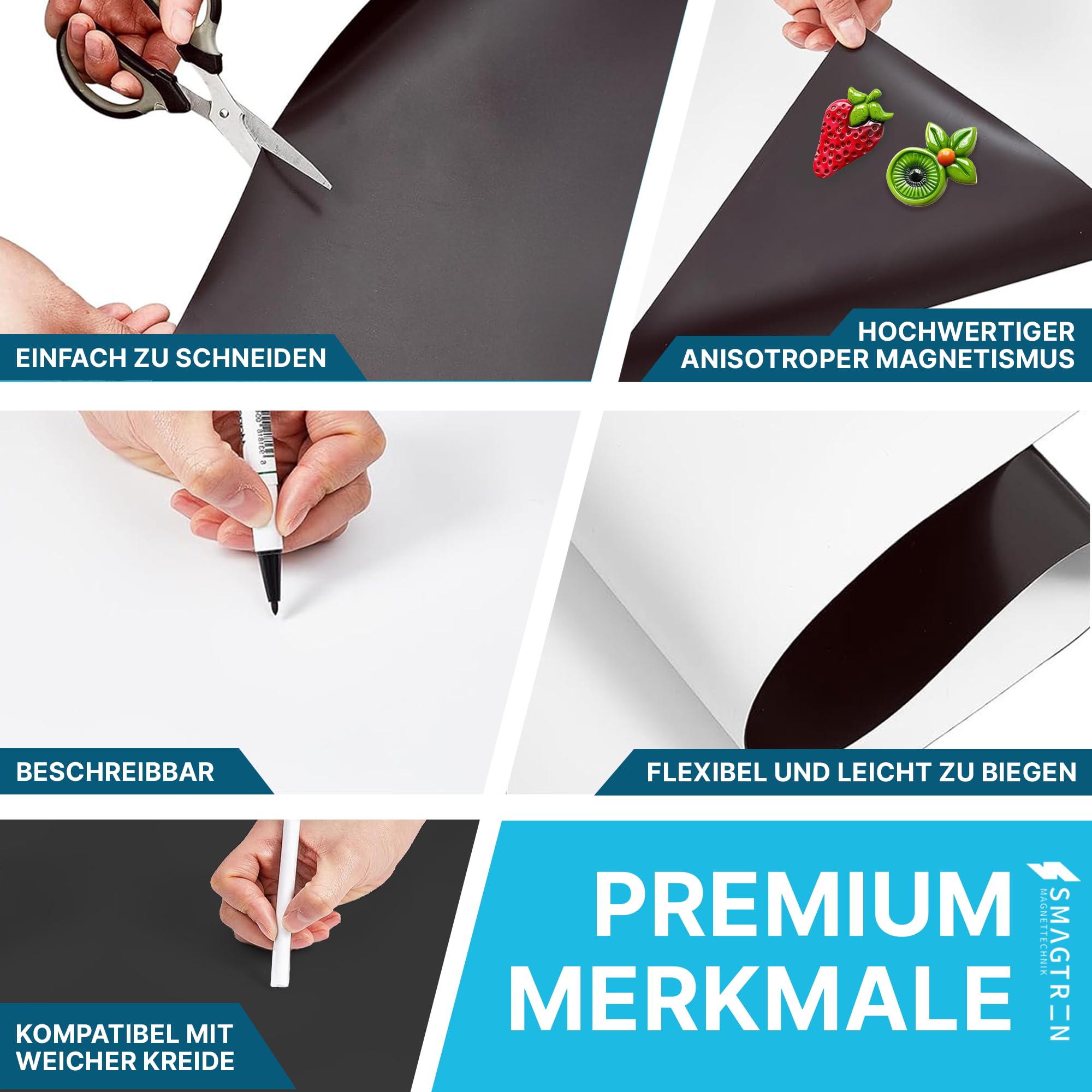 Lámina Magnética A4 - Adhesiva - 210 X 297 Mm - Foto 5