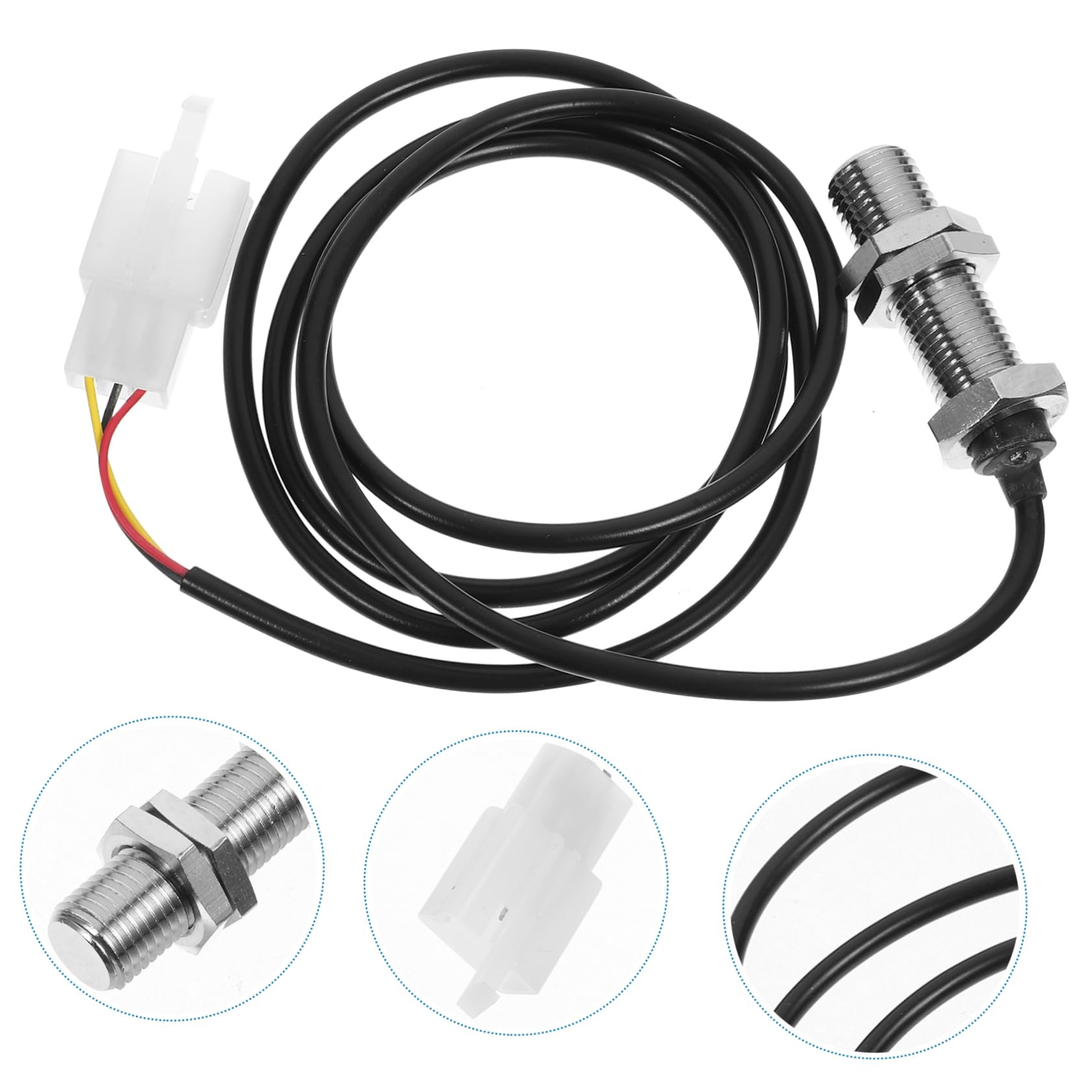 GLEAVI 5piezas Sensor De Odométrico Digital Para Motocicletas y Atvs Sensor De Tacómetro Instalación y Accesorio De Precisión Para Medición De y