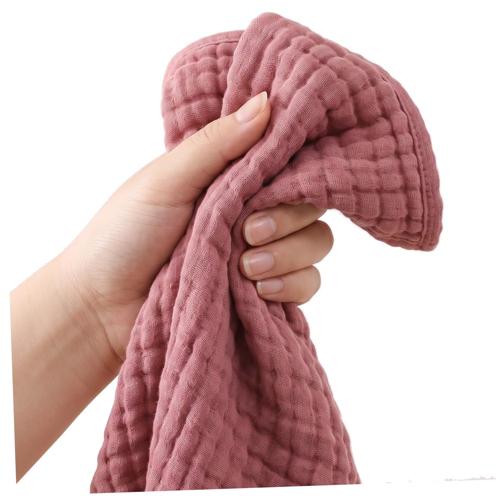 CRAFTHROU 12 Stück Mulltücher aus Musselin für Neugeborene Jungen Saugfähig und Pflegeleicht Sanft zur Empfindlichen Babyhaut für Babypflege und Füttern