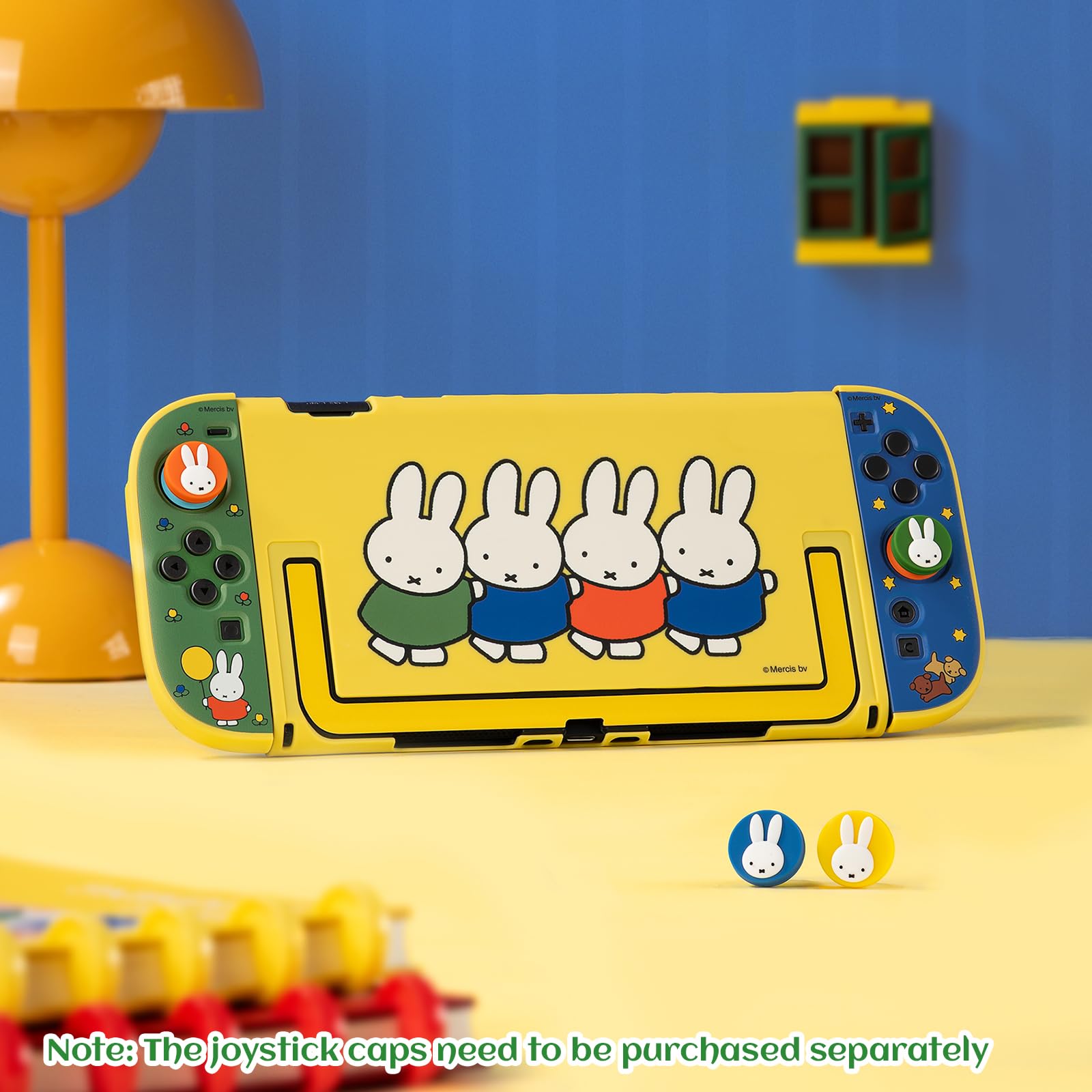 Kuitmor Protective Case Compatible with NS2, Detachable Hollow Shell Anti-Scratche and Shock-Absorption Dockable Hard Shell for Switch 2 Game Console - Vibrant Bunny — view 8