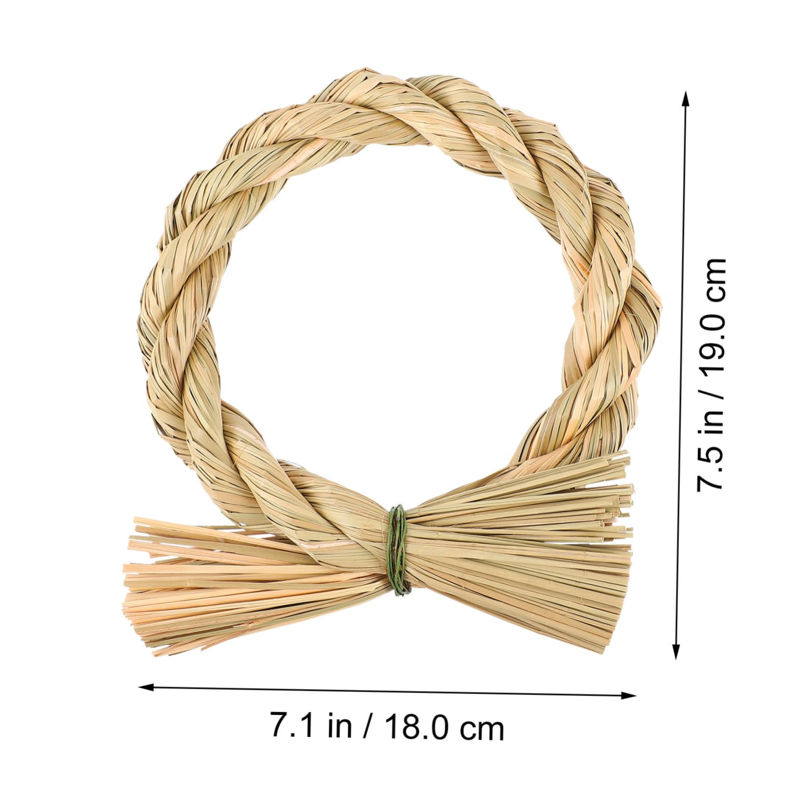 DECHOUS 3 STK Kranz Natürlich Girlande Aus Weinzweigen Weinkränze Zum Basteln Rankenring Aus Rattan Weihnachtsdeko Weingirlande Strohring-anhänger Festival- Japan Gras Haustür