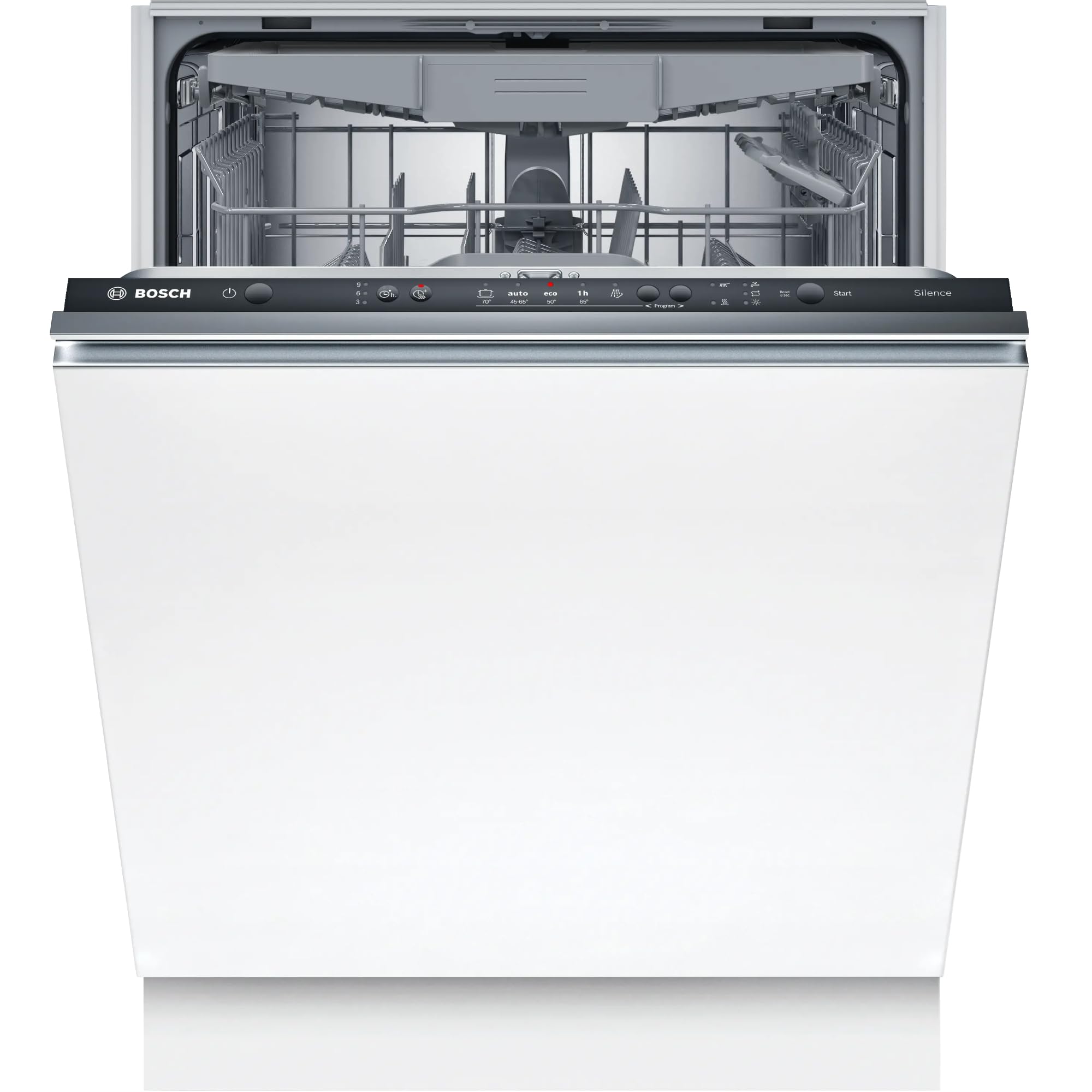 Bosch SMV25EX06F Series 2 - Dishwasher, Built-in, Info Light | 60 cm, Induction motor, Upper basket adjustable to 3 heights, AquaStop, red indicator light