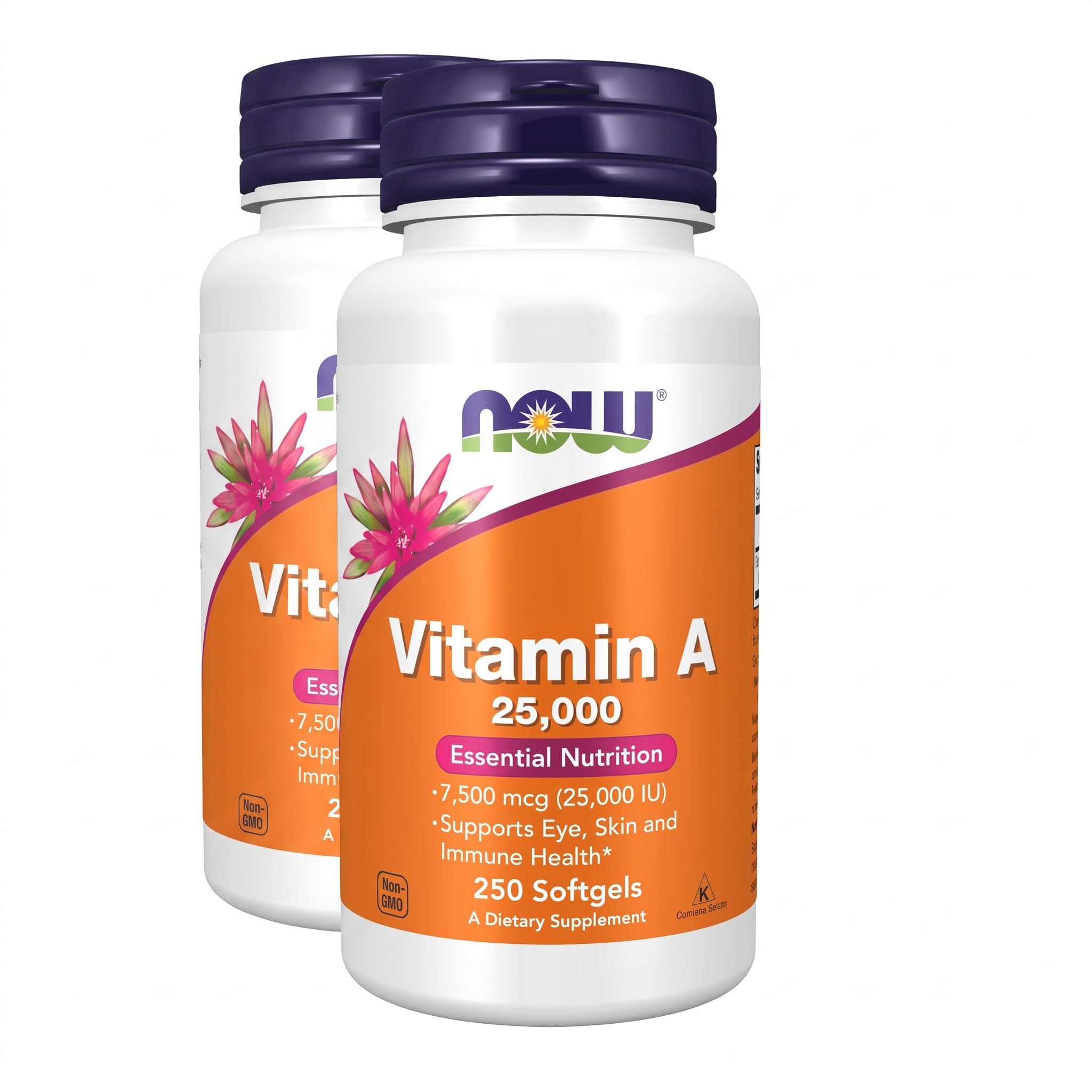 NOW Supplements, Vitamin A (Fish Liver Oil) 25,000 IU, 250 Softgels — Amazon image 8