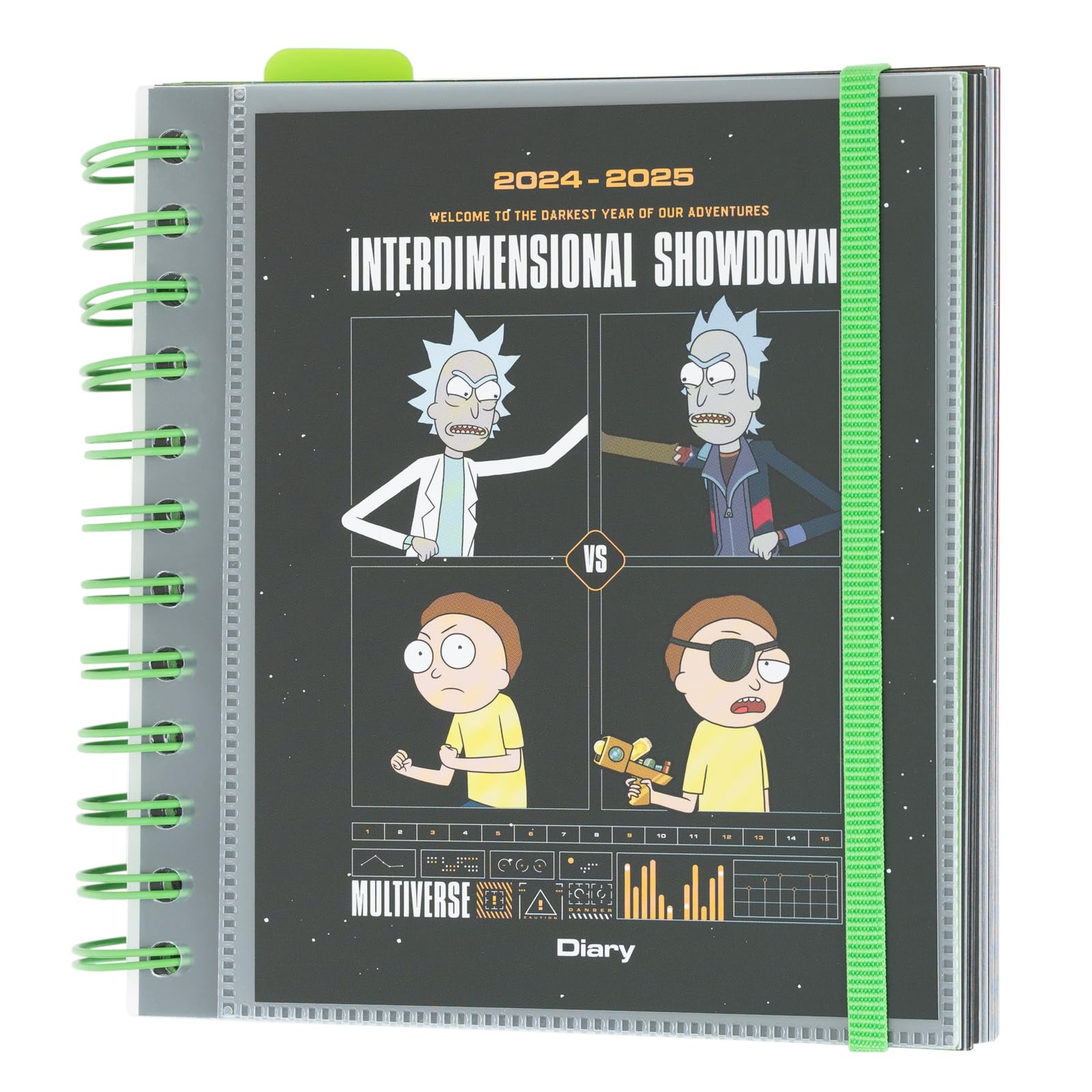 Grupo Erik Agenda escolar 2024 2025 día por página Rick and Morty - Agenda 2024 2025 dia por página ilustraciones - Agenda escolar 2024-2025 niña | Vuelta al cole Material escolar y papeleria