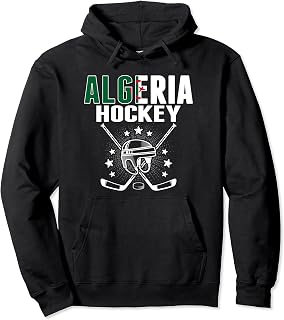 Algeria Ice Hockey Fans Jersey Support Algerian Hockey Team Pullover Hoodie