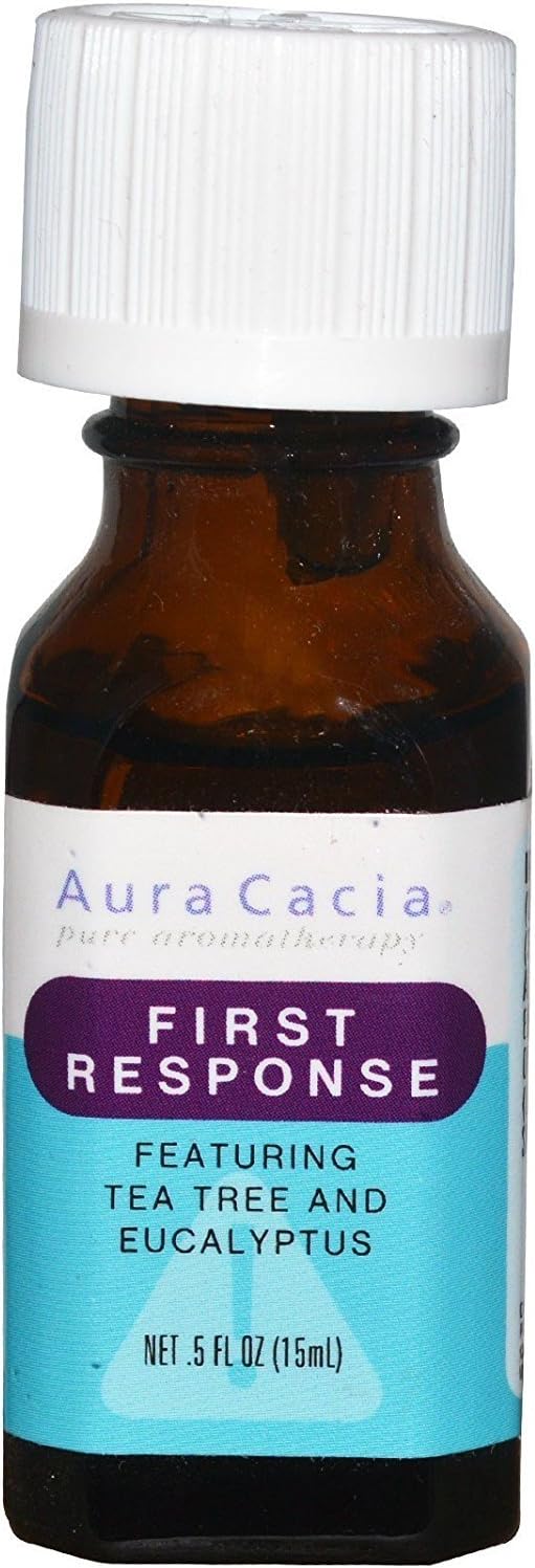 Aura Cacia Essential Solutions First Response Hand Purifying Mist Essential Oil, 0.5 Ounce - 3 per case.3