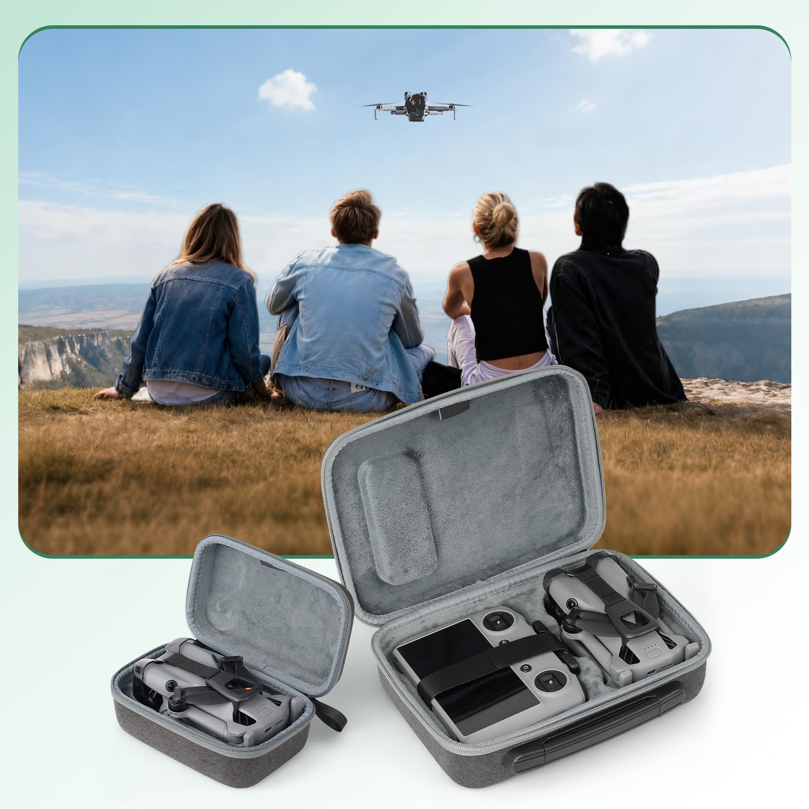 Gdraco Torba przenośnikowa na DJI Mini 5 Pro Dron Torba do przechowywania Torba podróżna na DJI Mini 5 Pro Podwozie drona, 19 x 13 x 8 cm, Torba transportowa