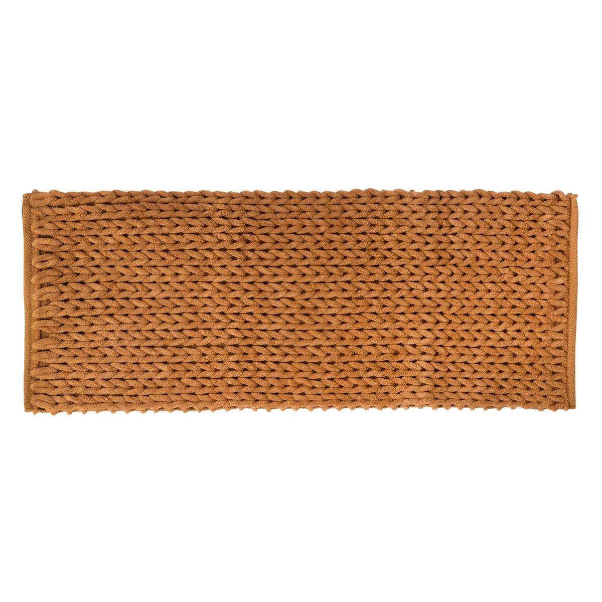 Tapis épais 50x120 cm H Confort XL en coloris malt et tabac pour sol