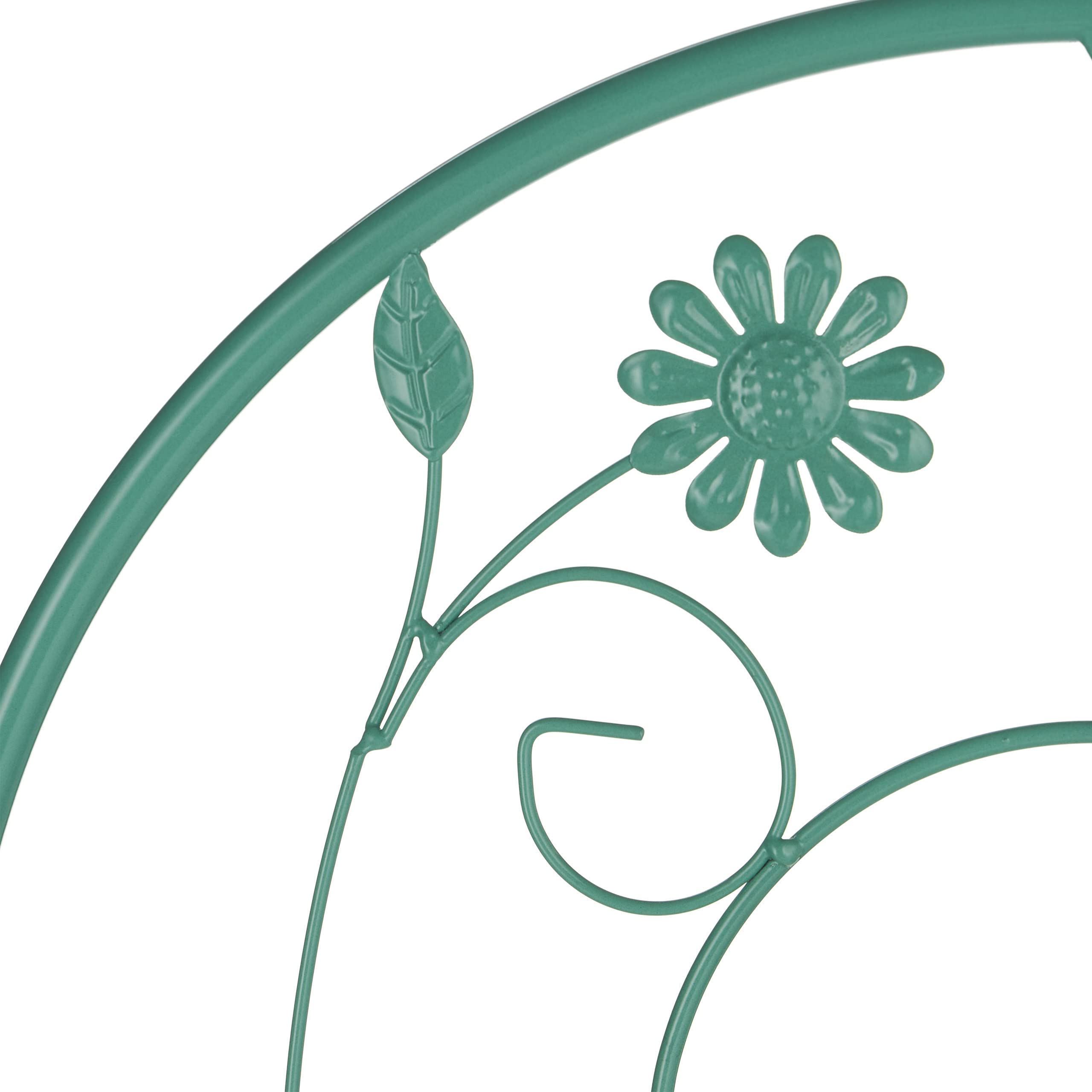 Relaxdays Tuteur à Plantes, Lot de 2, à Poser, pour Plantes grimpantes, utiles, ornementales, HxL : 200 x 50 cm, Vert