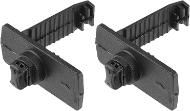 2 Pcs Car Holder Retainer for Honda for Acura 83650-TL2-A01ZA | L Type Floor Mat Fixing Clips, Durable Anti-Slip Plastic, Black