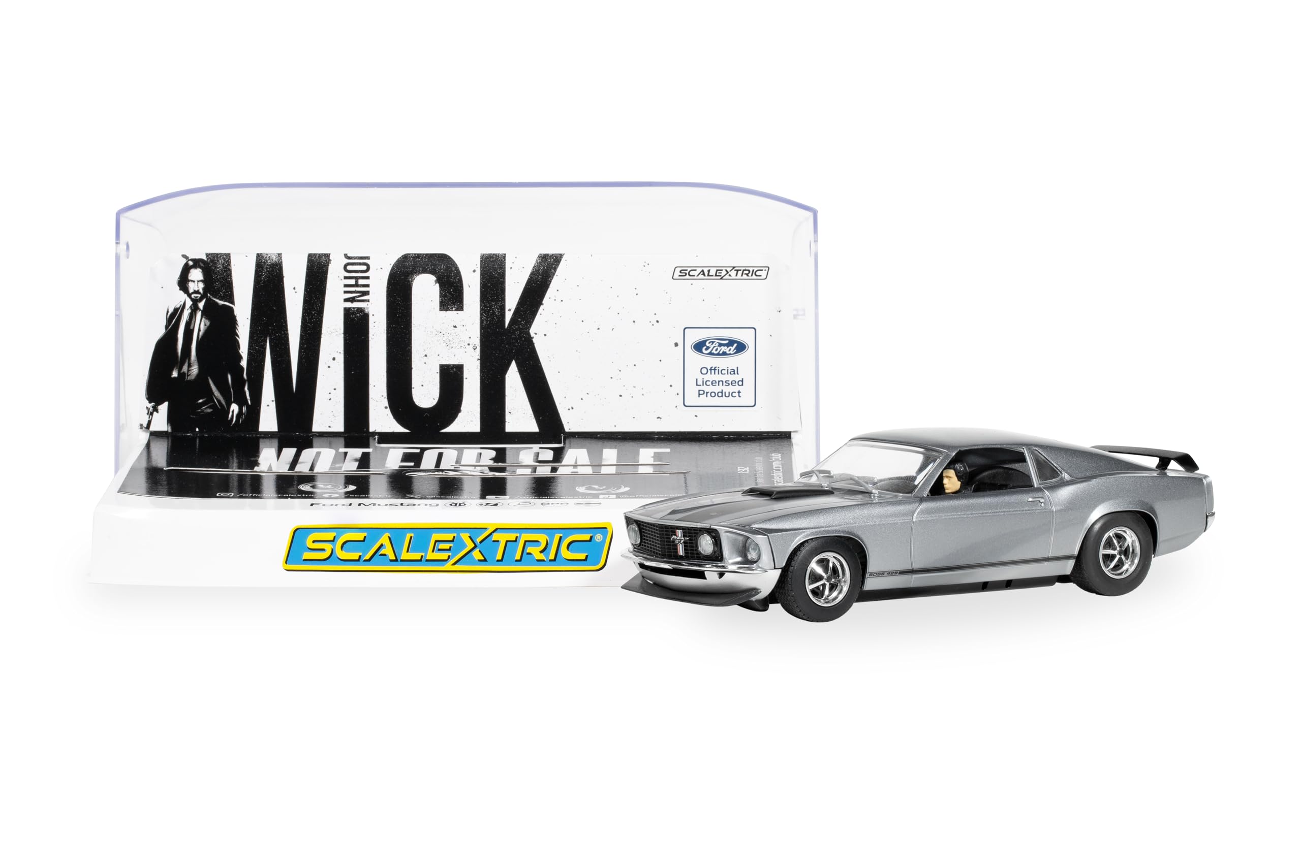 Scalextric John Wick Ford Mustang BOSS 429 Scalextric Car C4497